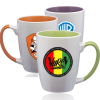 12 oz Two-Tone Coffee Mug w/ Custom Imprint Bistro Latte Cup