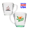 15.5 Oz. Tapered Glass Coffee Mugs w/Custom Imprint Cups