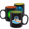 Two-Tone Coffee Mug w/ Custom Imprint 11 oz. Mugs Matte