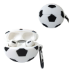 Silicone Soccer Airpods Case with Keyring