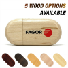 Wooden USB flash drive with magnetic closure - 1GB