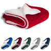 Soft Micro Mink Sherpa Blankets w/ Custom Imprint, 50