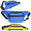600D Polyester Fanny Pack w/ 3 Zippers 12.8