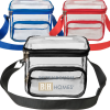 Stadium Approved Clear Transparent PVC Lunch Bag With Front Zipper Pocket