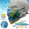 Icy-Kool Summer 4 Layer Face Mask Antibacterial Face Masks