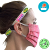 Mask Headband w/Full Color Imprint & Button Mask Keeper Band