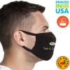USA Made 3 Layer Screen printed Cotton Face Mask, quick ship