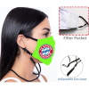 3-Layer Lanyard Face Mask w/ Full Color Imprint Adjustable