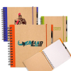Recycled Spiral Notebooks w/ Elastic Band and Pen Loop