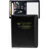 Personalized Textured Accent Zippered Portfolios