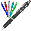 Clickable Stylus Plastic Ballpoint Pens