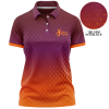 Women's 180 GSM Poly Interlock Sublimation Polo Shirts