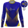 Women's 180 GSM Cotton Feel Jersey Knitted Sublimation Long Sleeve T-Shirt