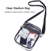 Clear Transparent PVC Crossbody Stadium Bag (5.5