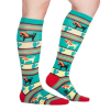 Knee high 360 digital printed unisex socks with full customization