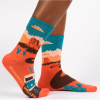 Youth below the calf sublimated full color crew socks, 200 needle