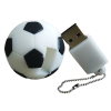 16GB Soccer Shaped PVC Fast USB Drive with Keyring