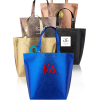 Luxurious Metallic Non-Woven Shopping Tote Bag