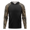 Realtree® Men's 4.4 Oz. Polyester Interlock Raglan Hooded T-Shirt