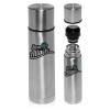18 Oz. Cylindrical Silver Insulated Vacuum Thermal Flask