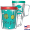 18 oz. Full Color Polycarbonate Double Wall Travel Mugs