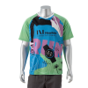 100% Cotton Full Color Pigmented Digital Print Men's Raglan T-Shirt - 5.3 oz