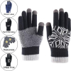 Cold Resistance Adult Male Gloves W/ 3 Finger Touch