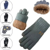Thick Adult Gloves W/ 2 Finger Touch