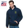 100% USA-Union Made Snug Fit Pullover Hoodie