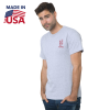100% USA-Union Made Pre-Shrunk Crew Tee Shirt