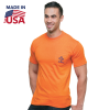 100% USA-Union Made Pre-Shrunk Pocket Crew Tee Shirt