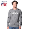 USA Made Unisex Triblend Crew Star Sweatshirt