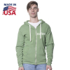 USA Made Unisex Organic RPET Fleece Zip Hoodie