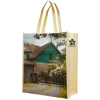 Full Color Sublimated PET Non-Woven Tote Bag w/ Gusset (12.75