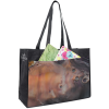 PET Non-Woven Tote Bag with Sublimated Front Pocket & Gusset (18