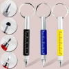 6-in-1 Multitool Stylus Pen With Screwdriver/ Keychain/ Ruler
