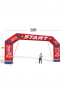 Custom Inflatable Angled Arch 30ft w/ Blower