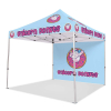 10ft x 10ft Custom Canopy Tent - Everyday Silver Package
