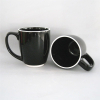 16oz Black Ceramic Coffee Mug
