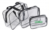Clear PVC Vinyl Cosmetic Tote Bag Purse with Handle