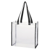 Cosmetic Clear PVC Stadium Tote Bag Handbag
