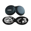 Round Earphone Wire Earbud Cords Storage Bag