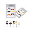 Moustache Wine Glass Markers Charms