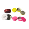 Round Clicker Tin Candy Pill Box Container