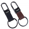 Genuine Leather and Zinc Alloy Key Chain