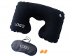 Travel Pillow Kit with Ear Plugs and Eye Mask