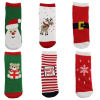 Kids Christmas Snowflake Cotton Socks