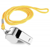 Stainless Steel Whistles with Lanyard