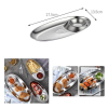 Stainless Steel Snack Plate