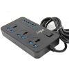 3 Outlet Power Strip with 6 USB Ports